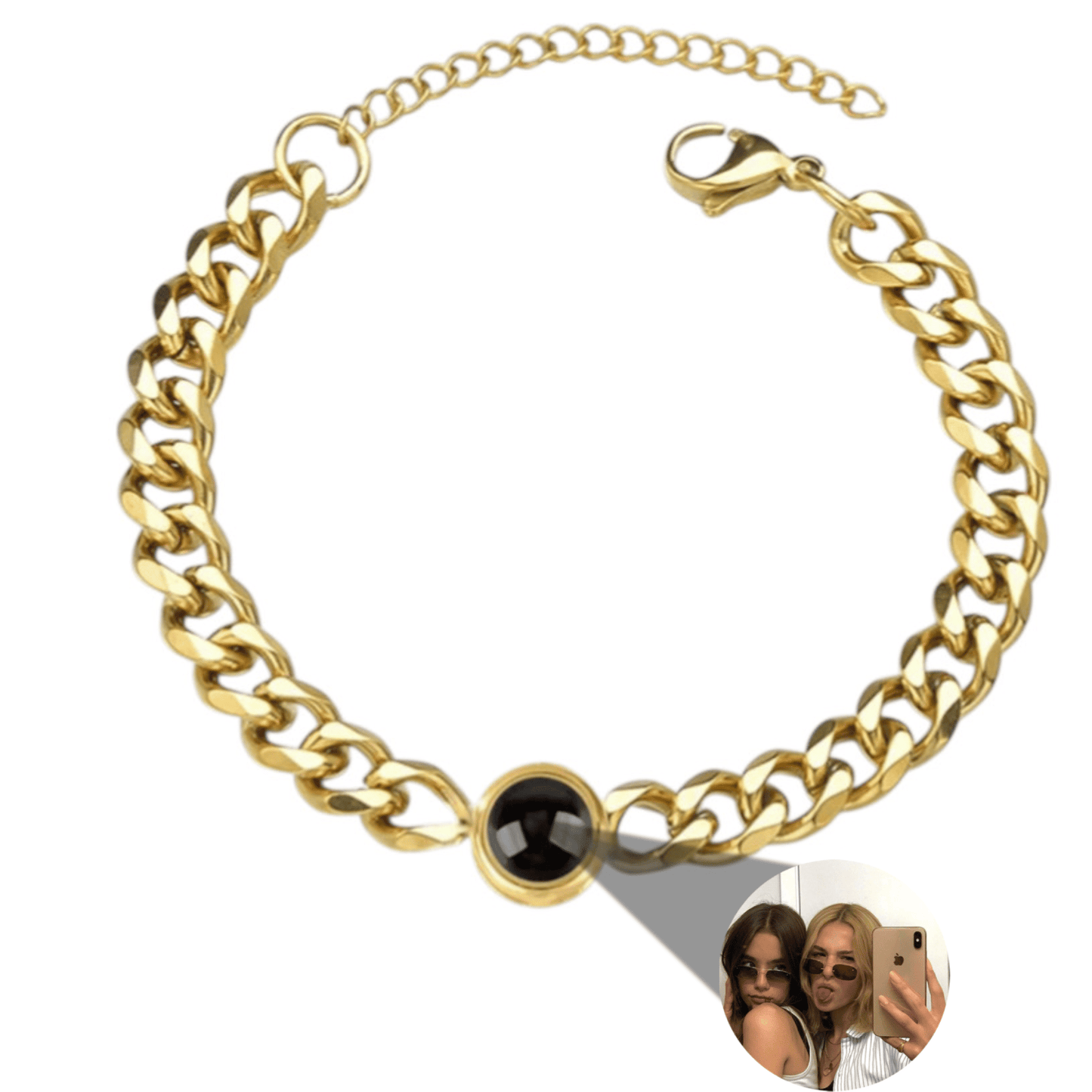 Bracelet Photo Chaîne