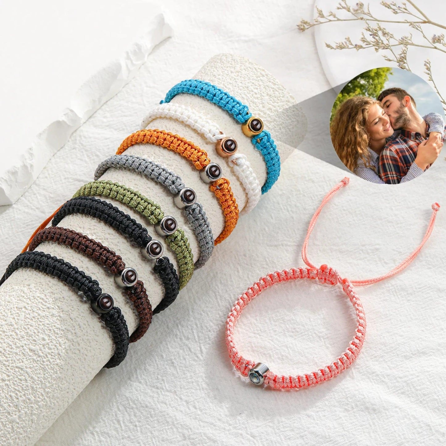 Bracelet Photo Tressé