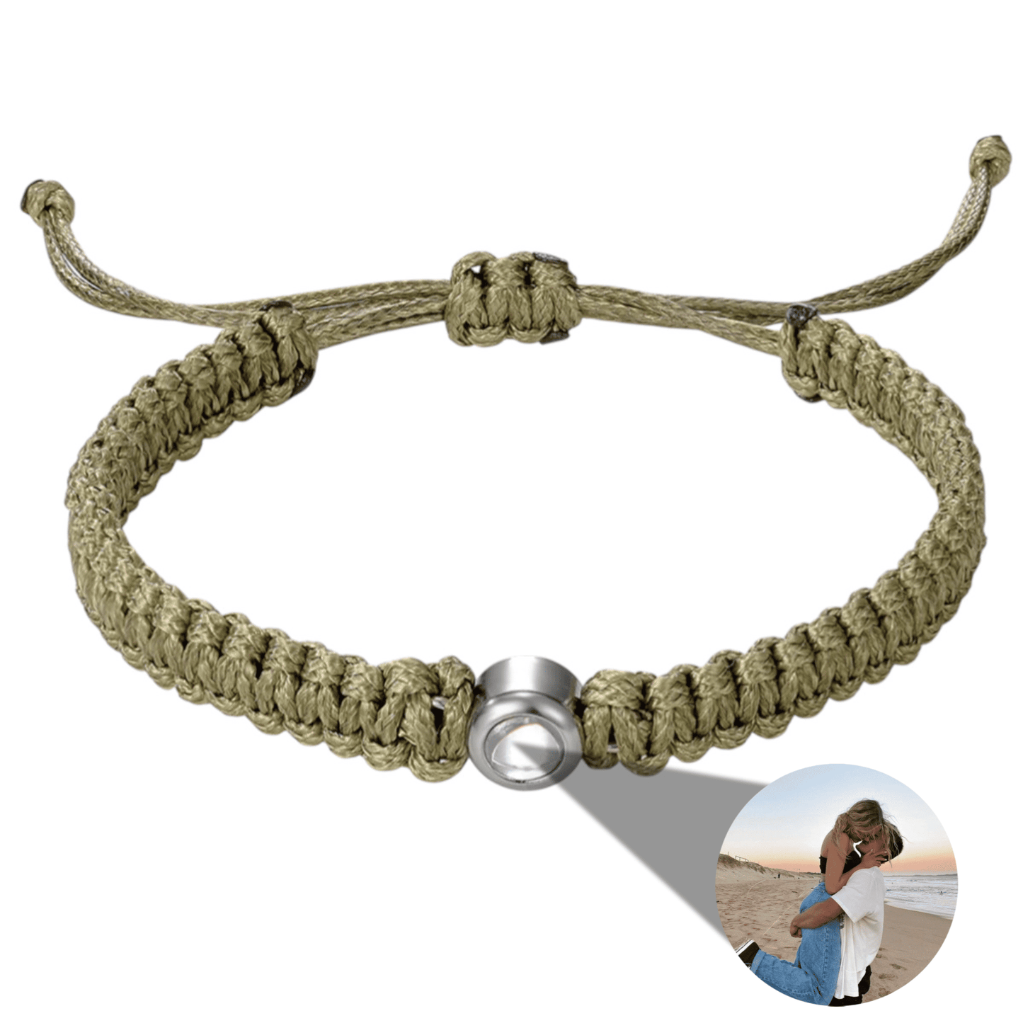 Bracelet Photo Tressé