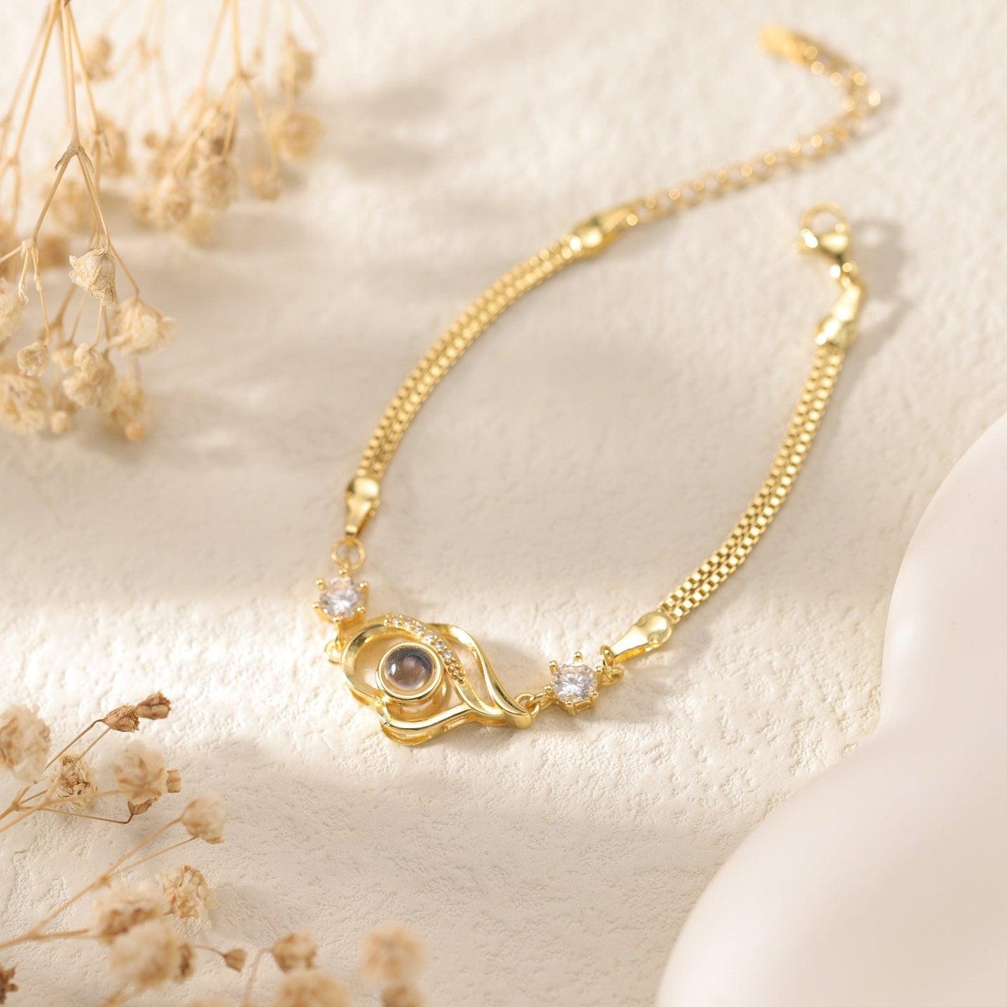 Bracelet Photo Cœur