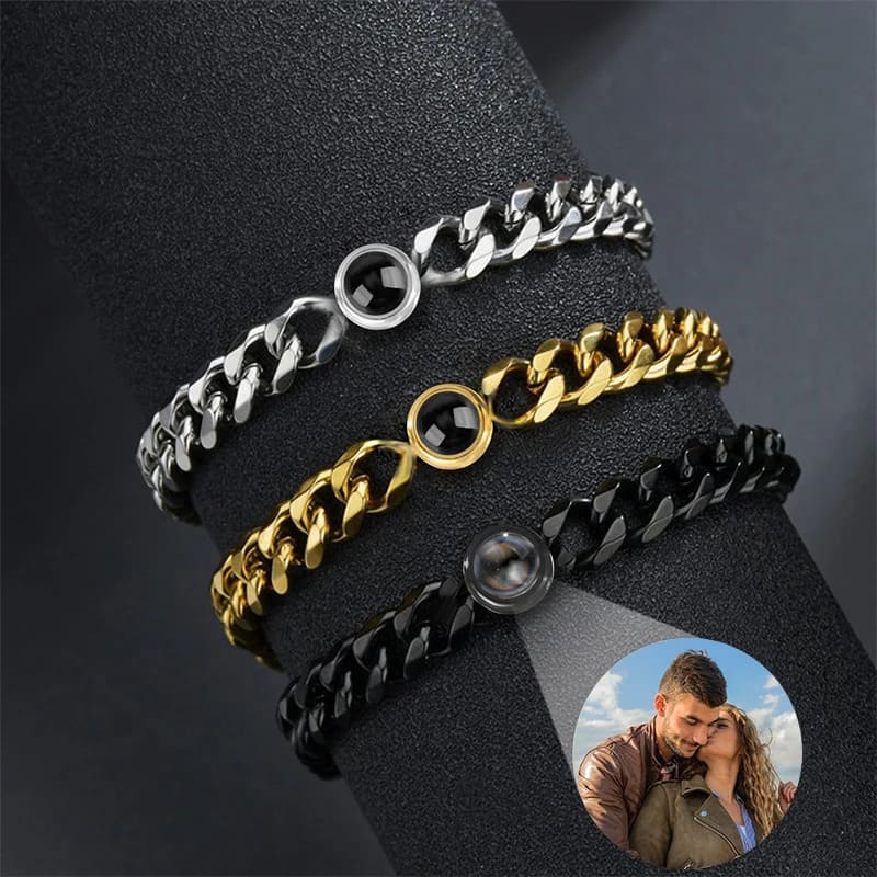 Bracelet Photo Chaîne