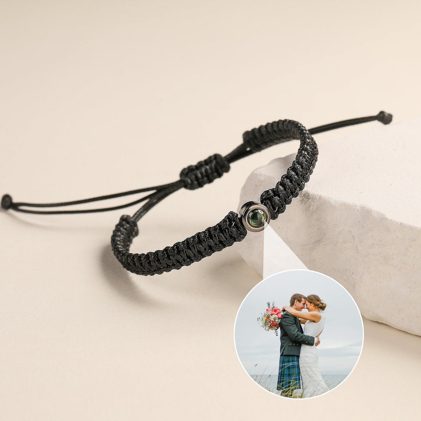 Bracelet Photo Tressé