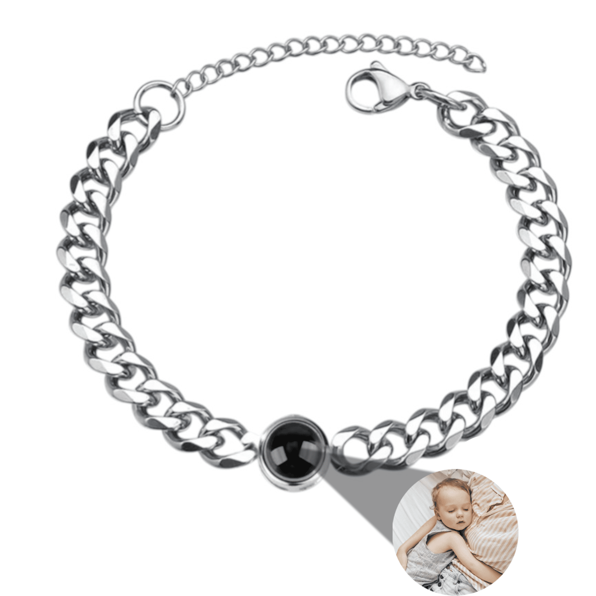 Bracelet Photo Chaîne