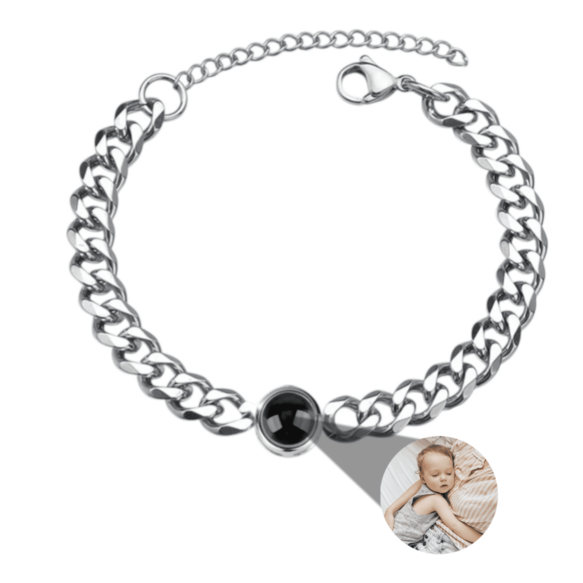Bracelet Photo Chaîne