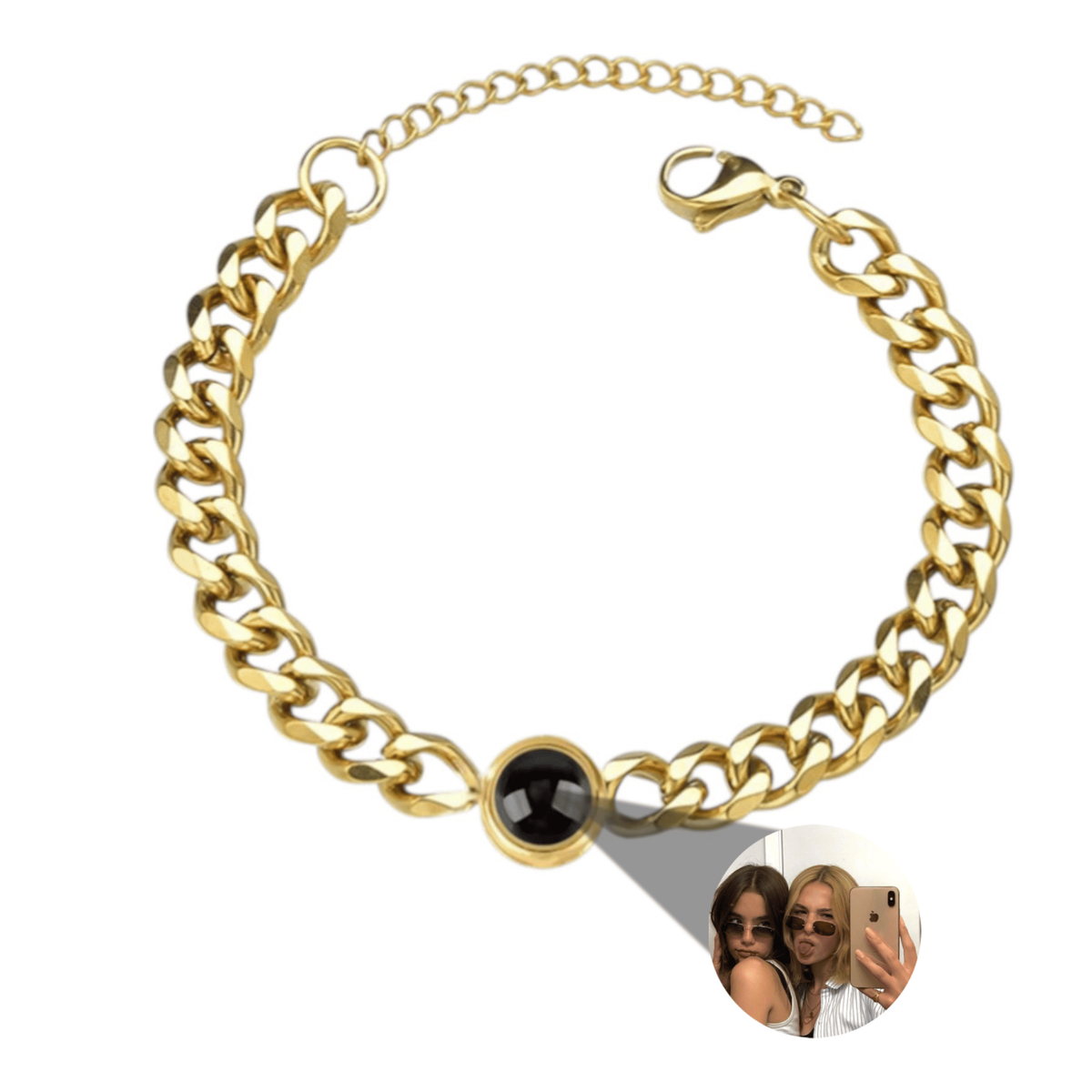 Bracelet Photo Chaîne