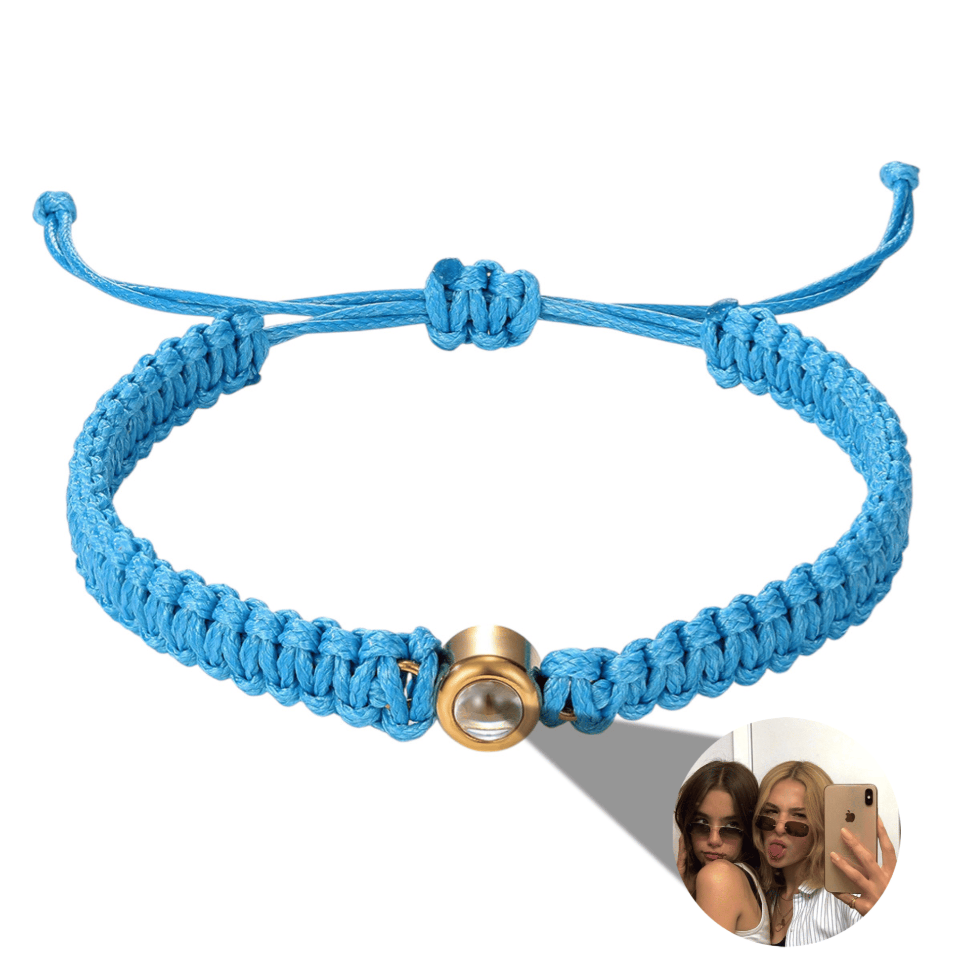 Bracelet Photo Tressé