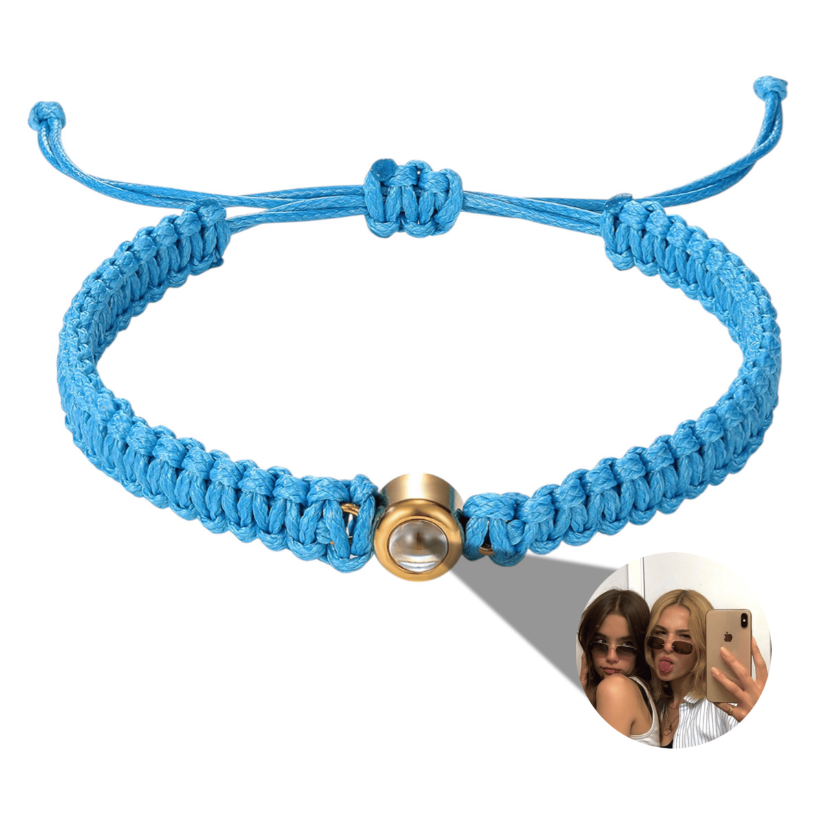 Bracelet Photo Tressé