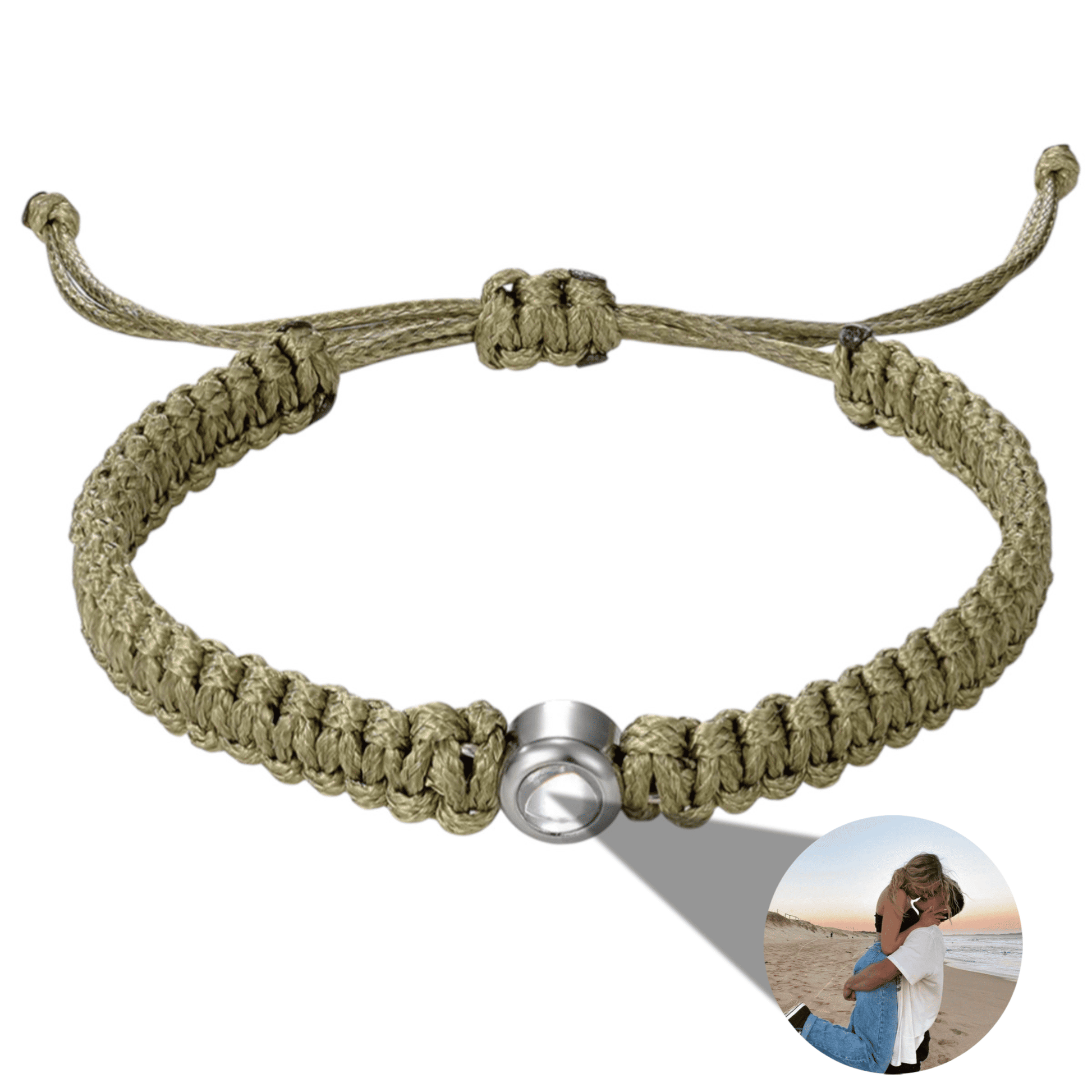 Bracelet Photo Tressé