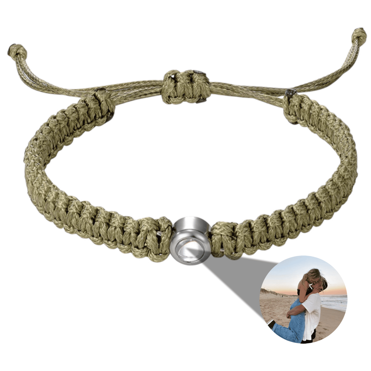 Bracelet Photo Tressé