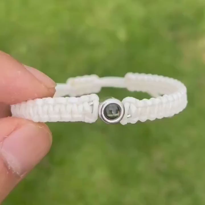 Bracelet Photo Tressé