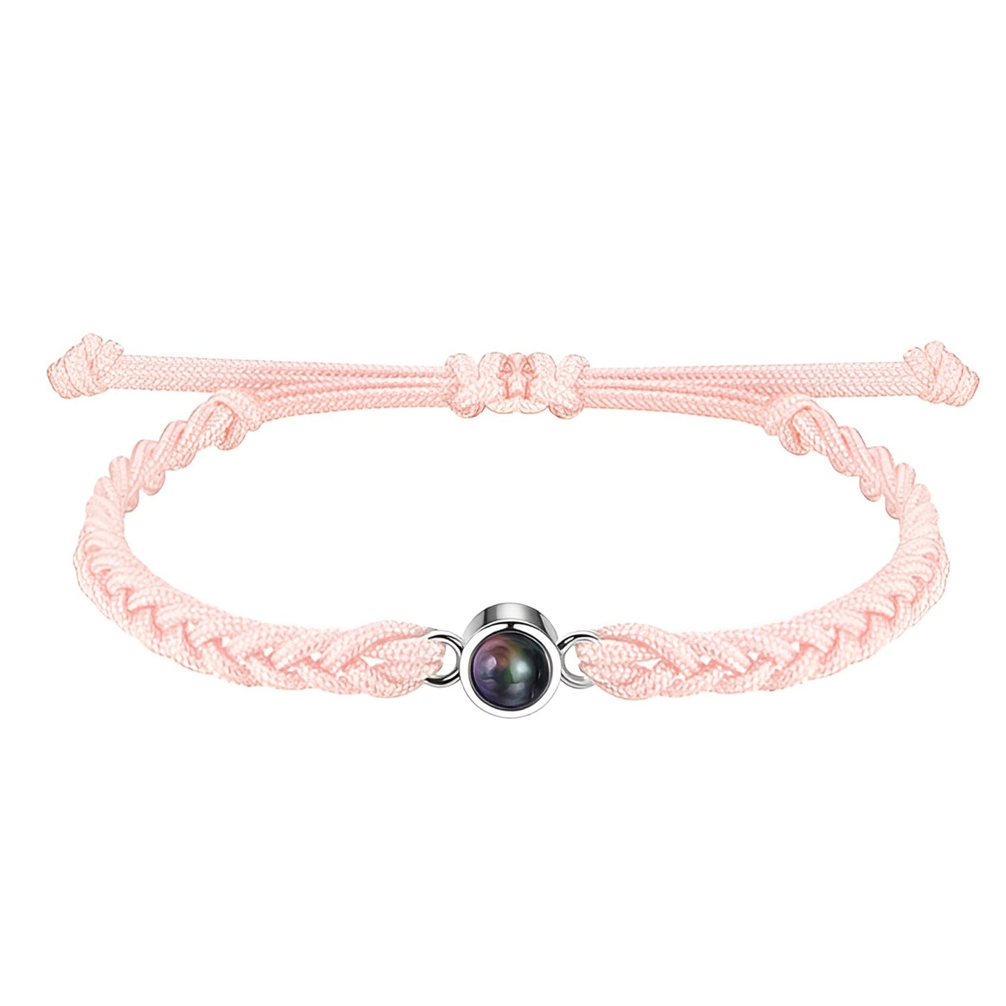 Bracelet Photo Personnalisé Rose